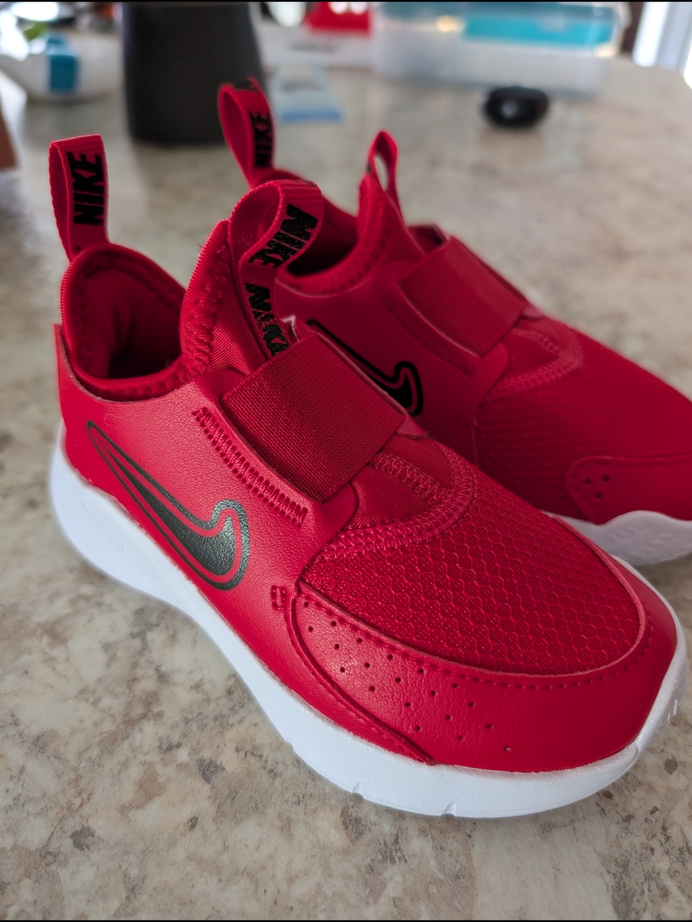 Nike Kids' Red Slip-On Athletic Shoes
